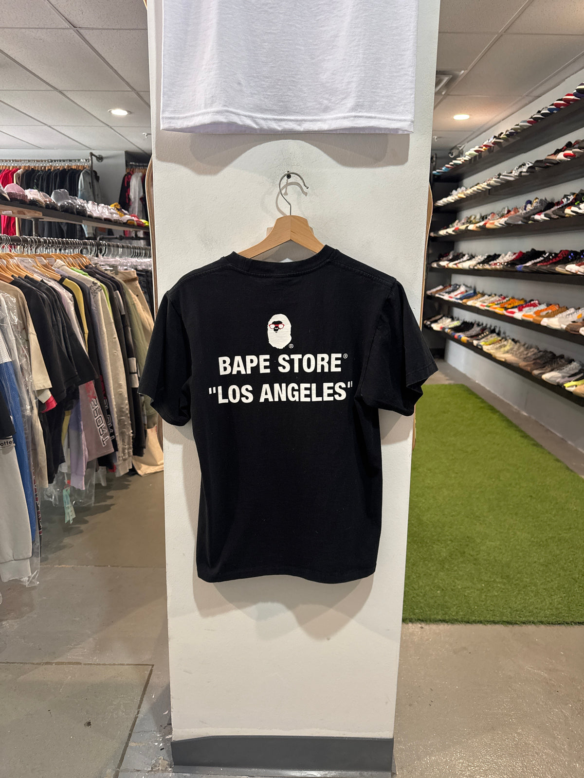 Bape LA Store Big Ape Head Tee (S)