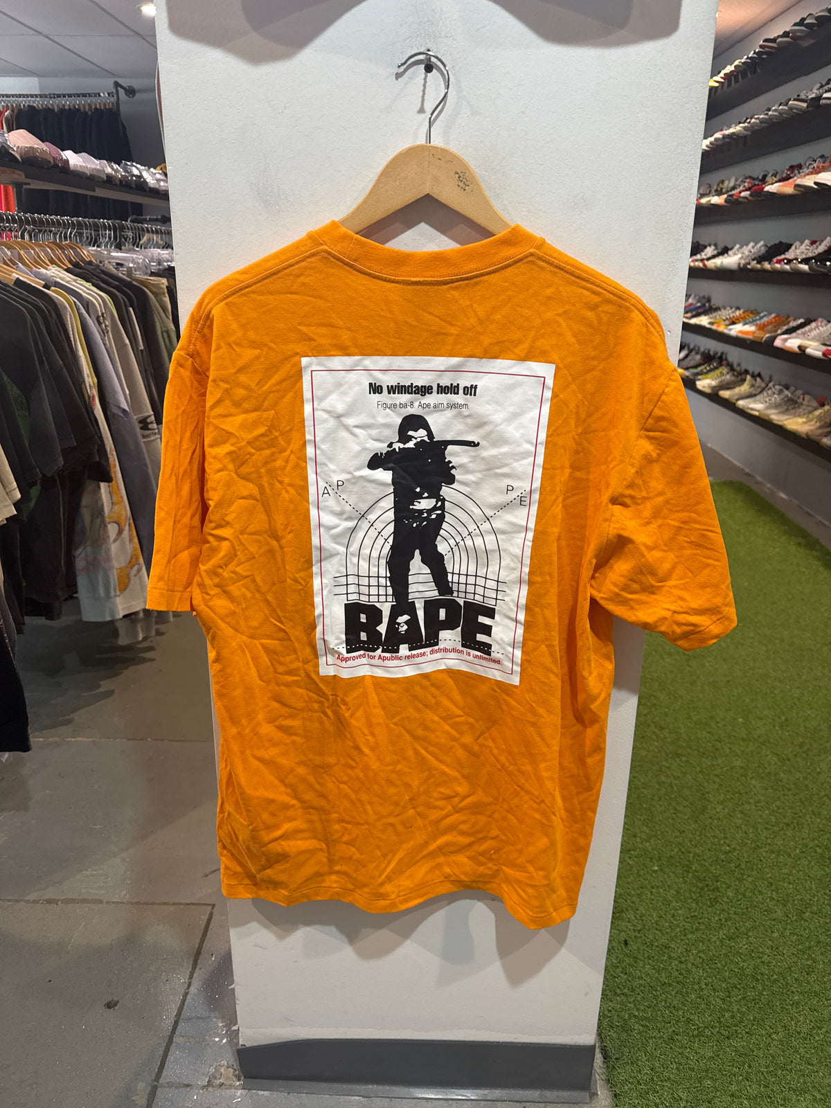 Bape Hunting Tee Orange (XXL)