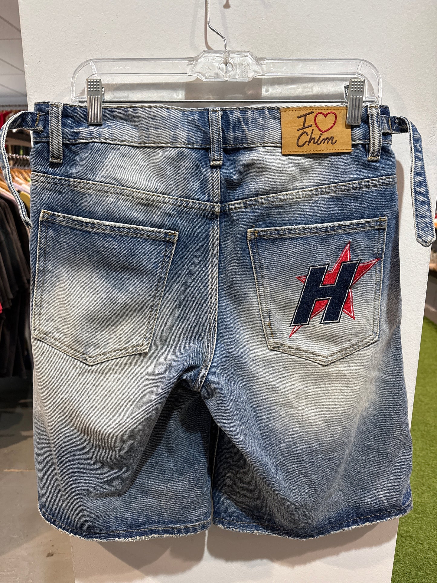 Happy Memories Don’t Die H Star Denim Shorts