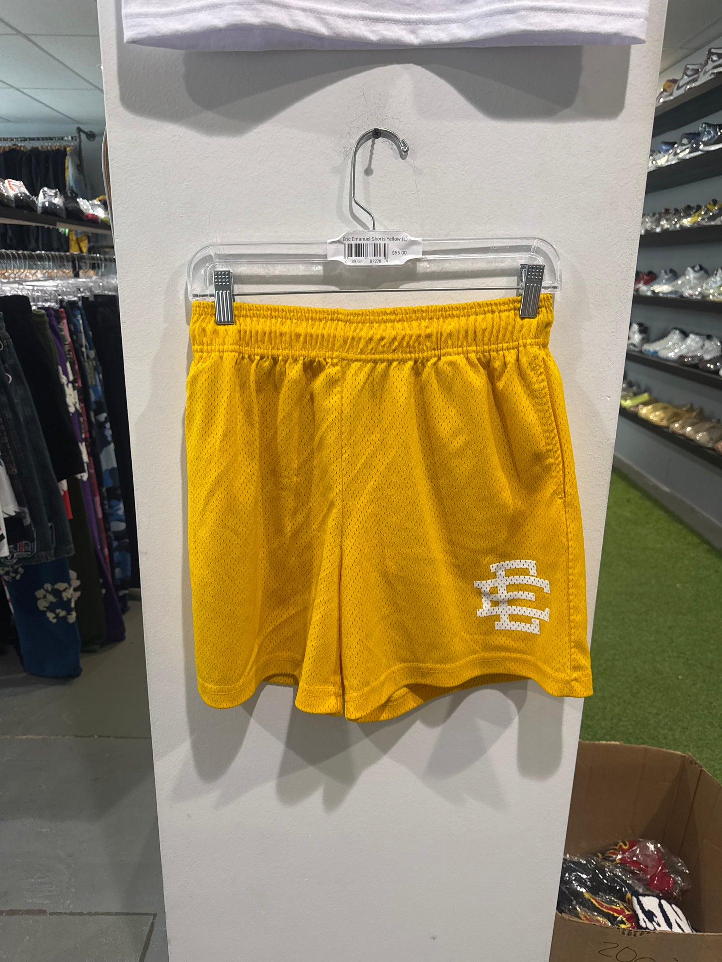 Eric Emanuel Shorts Yellow (L)