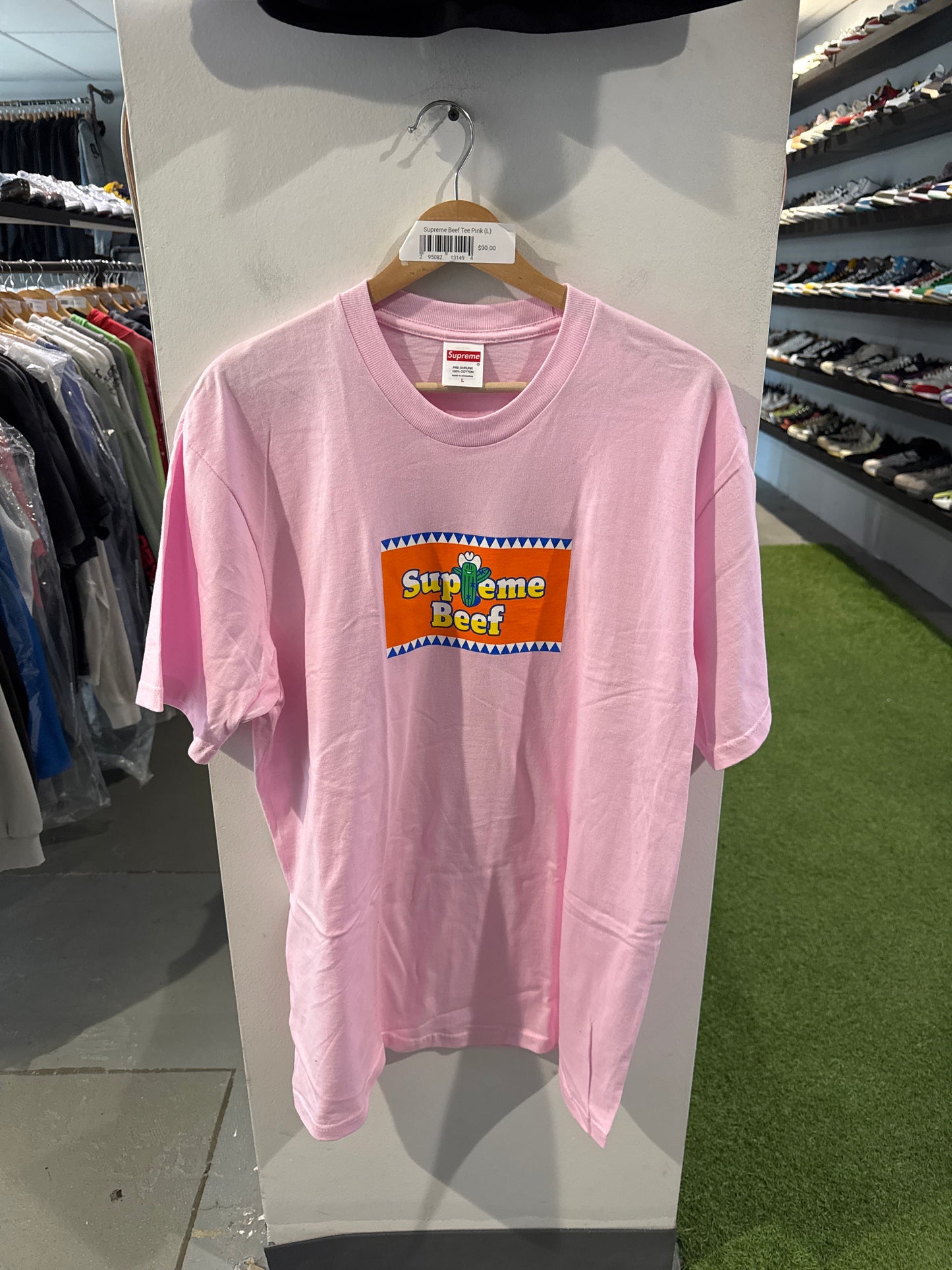 Supreme Beef Tee Pink