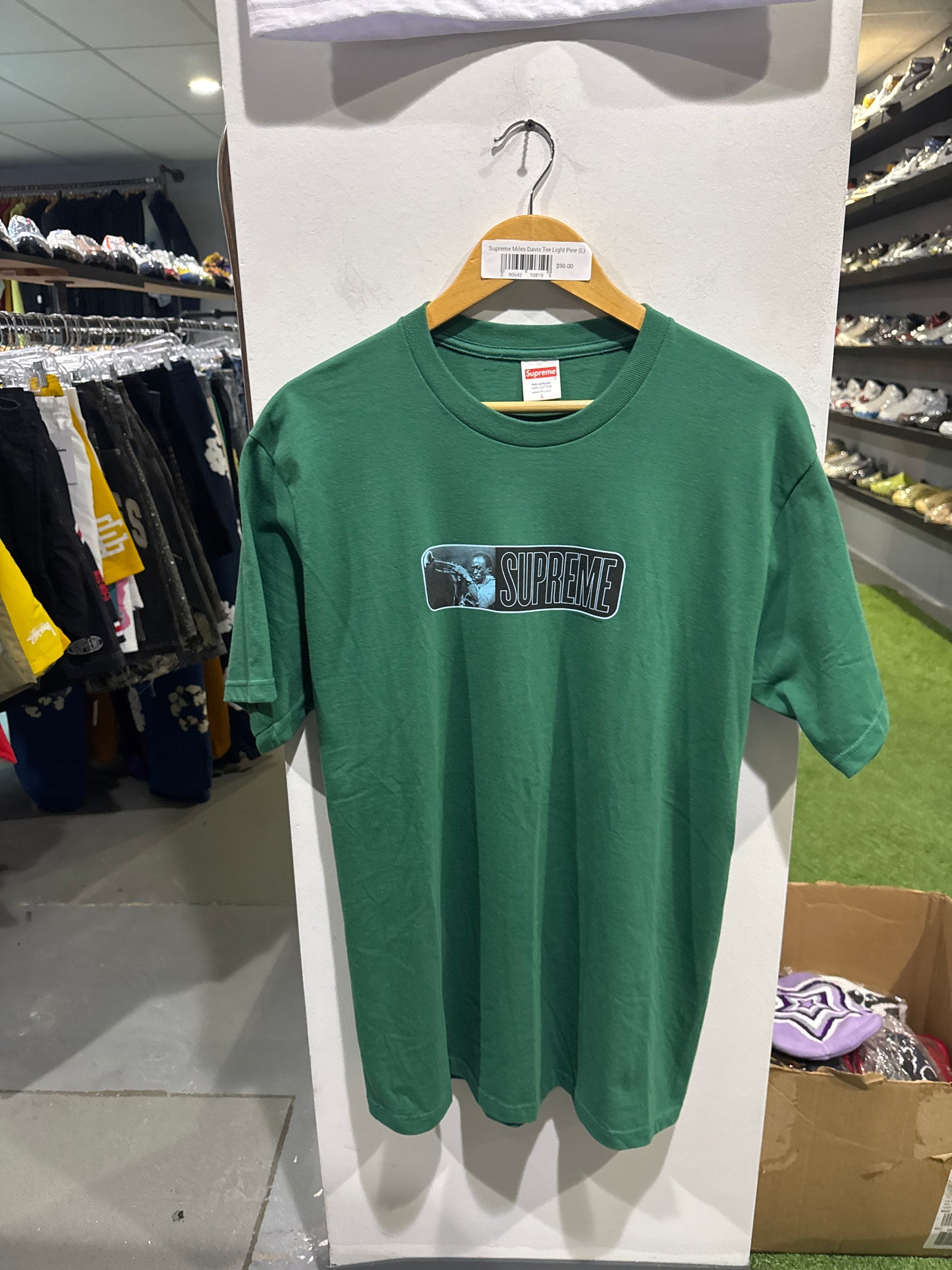 Supreme Miles Davis Tee Light Pine