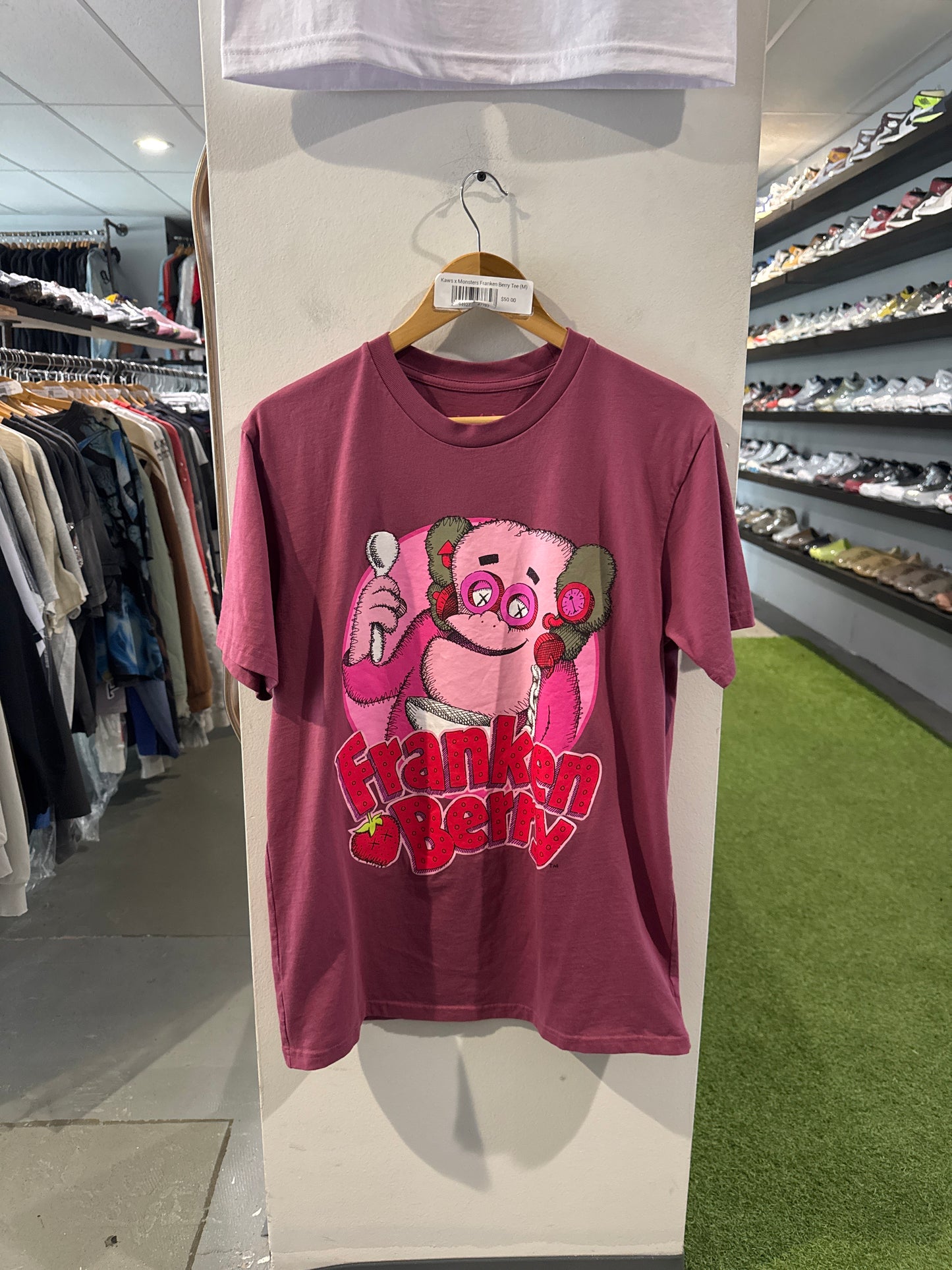 Kaws x Monsters Franken Berry Tee