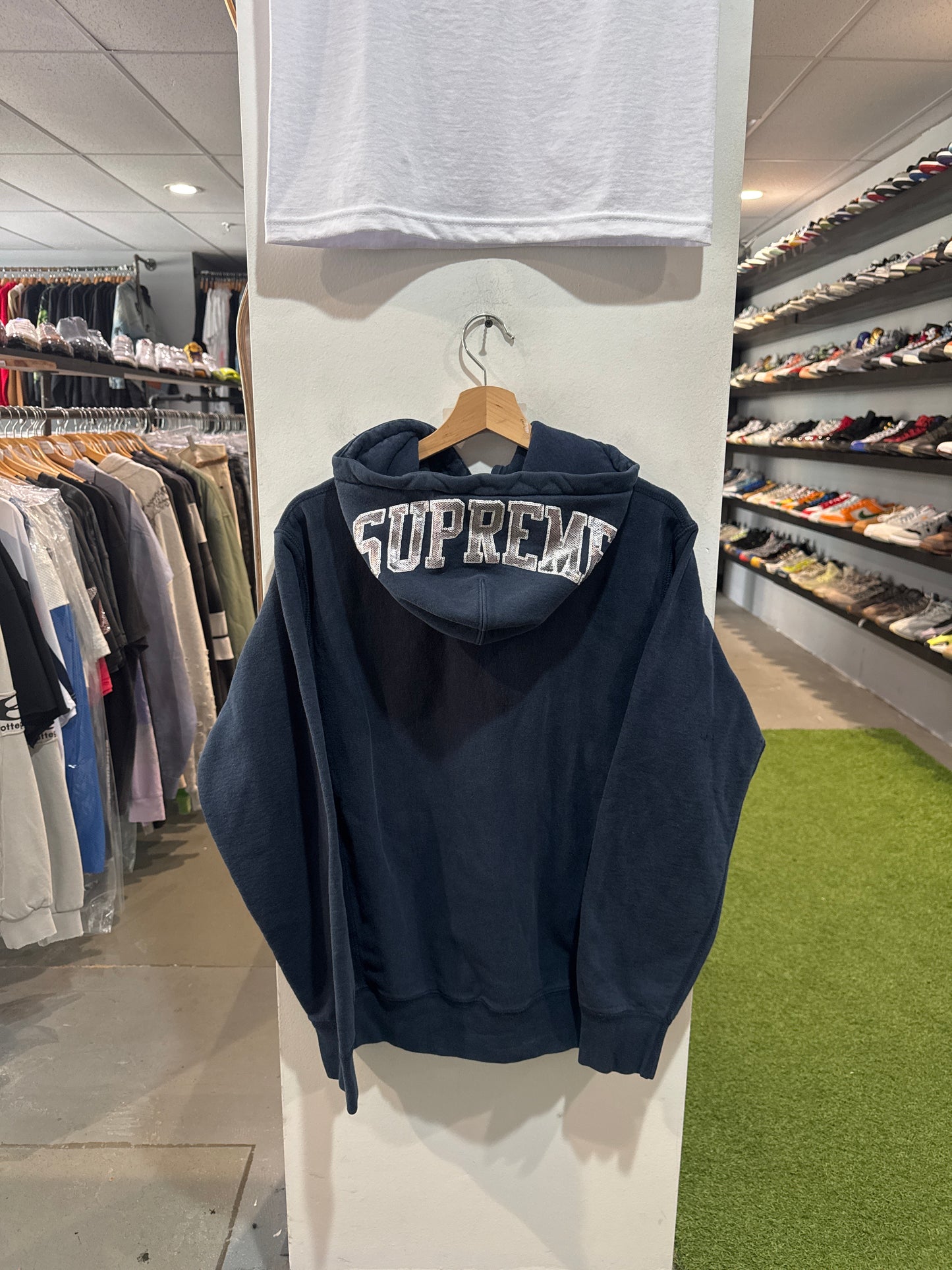 Supreme Sequin Arc Hoodie (M)