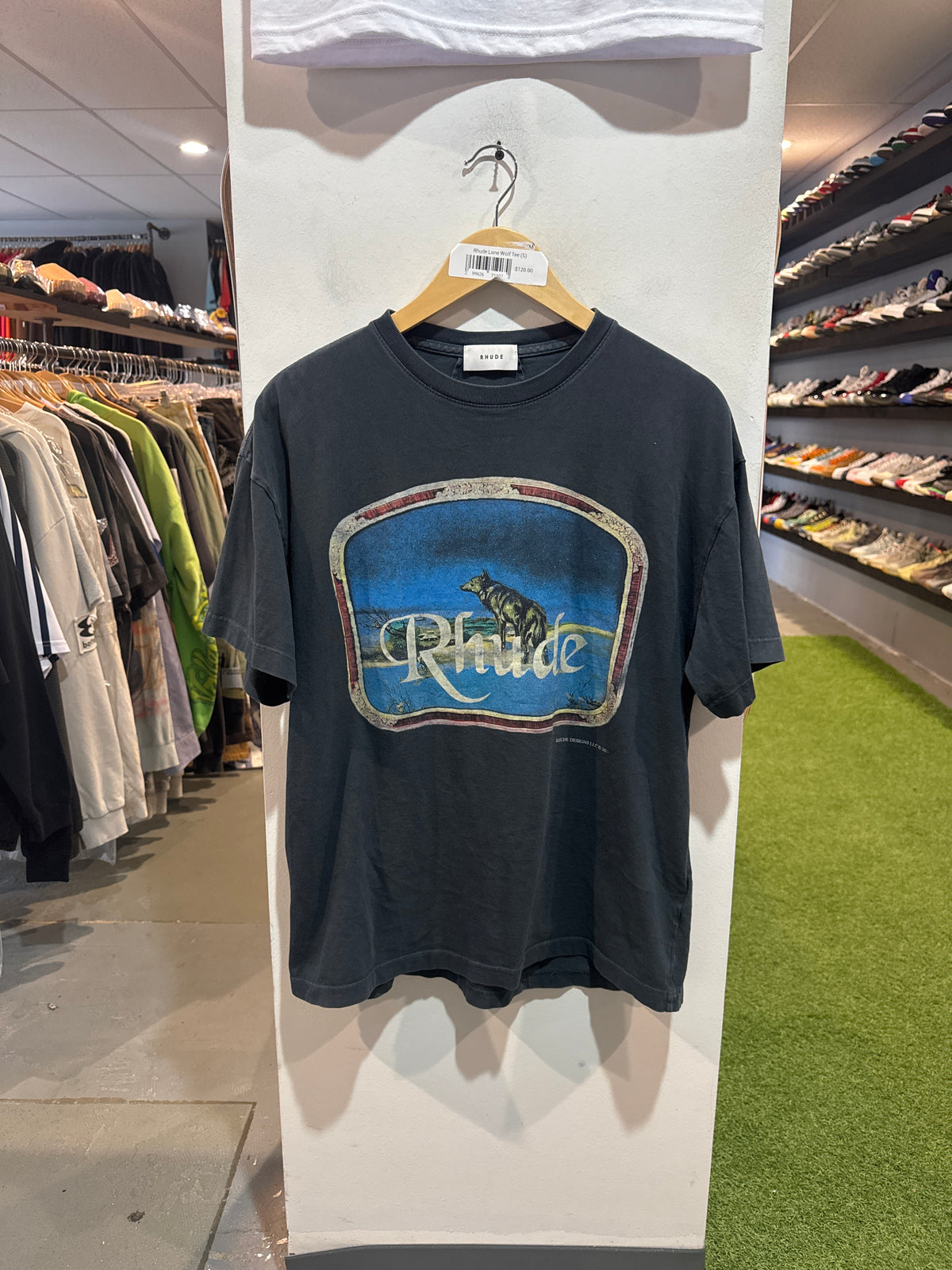 Rhude Lone Wolf Tee (S)