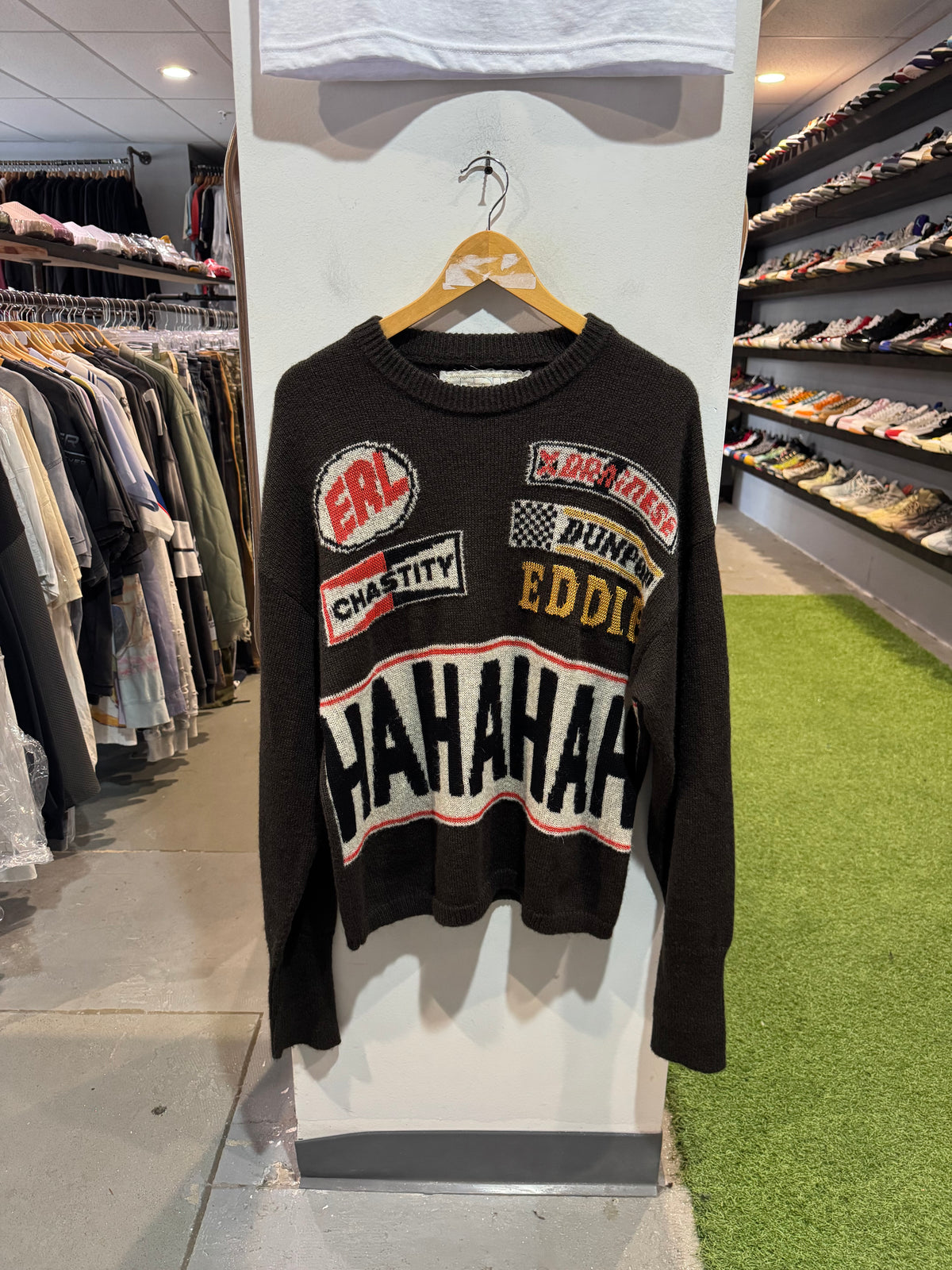 ERL HAHAHA Wool Sweater