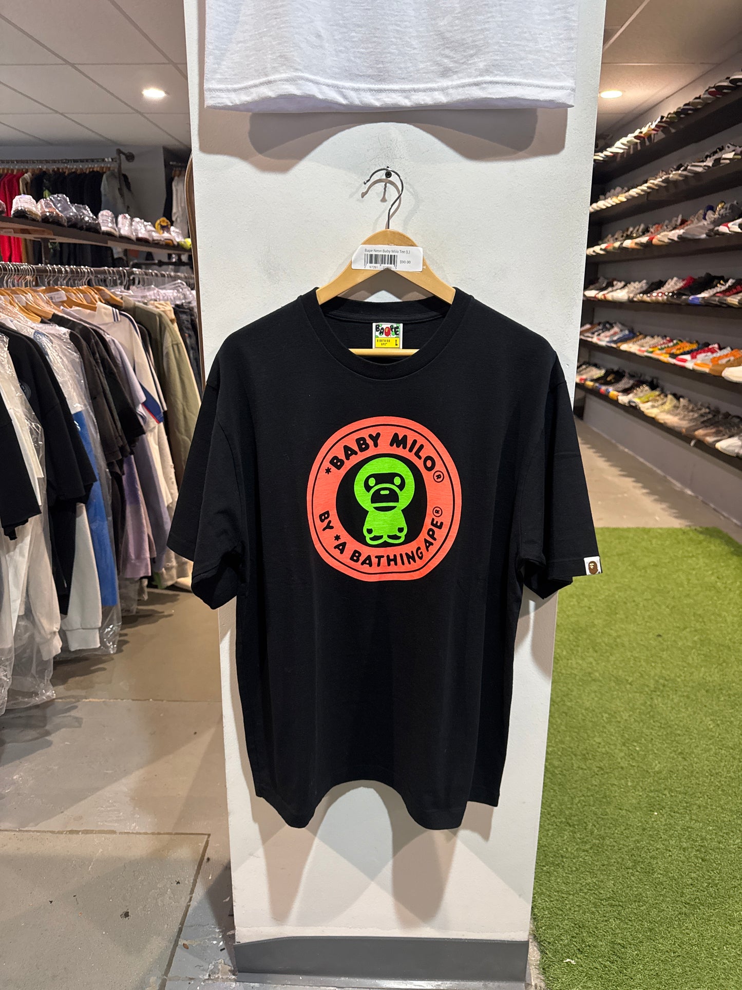 Bape Neon Baby Milo Tee (L)