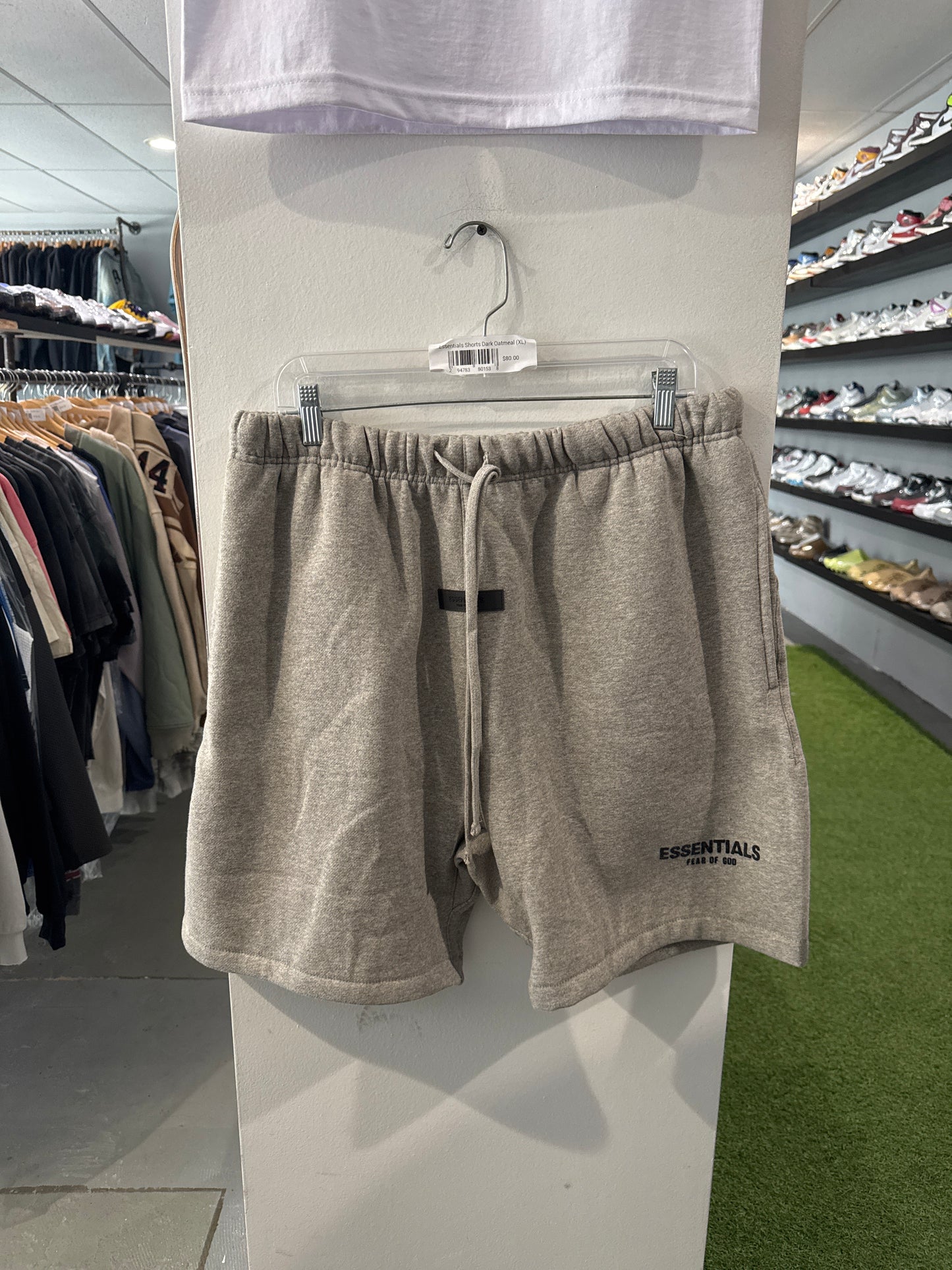 Essentials Shorts Dark Oatmeal