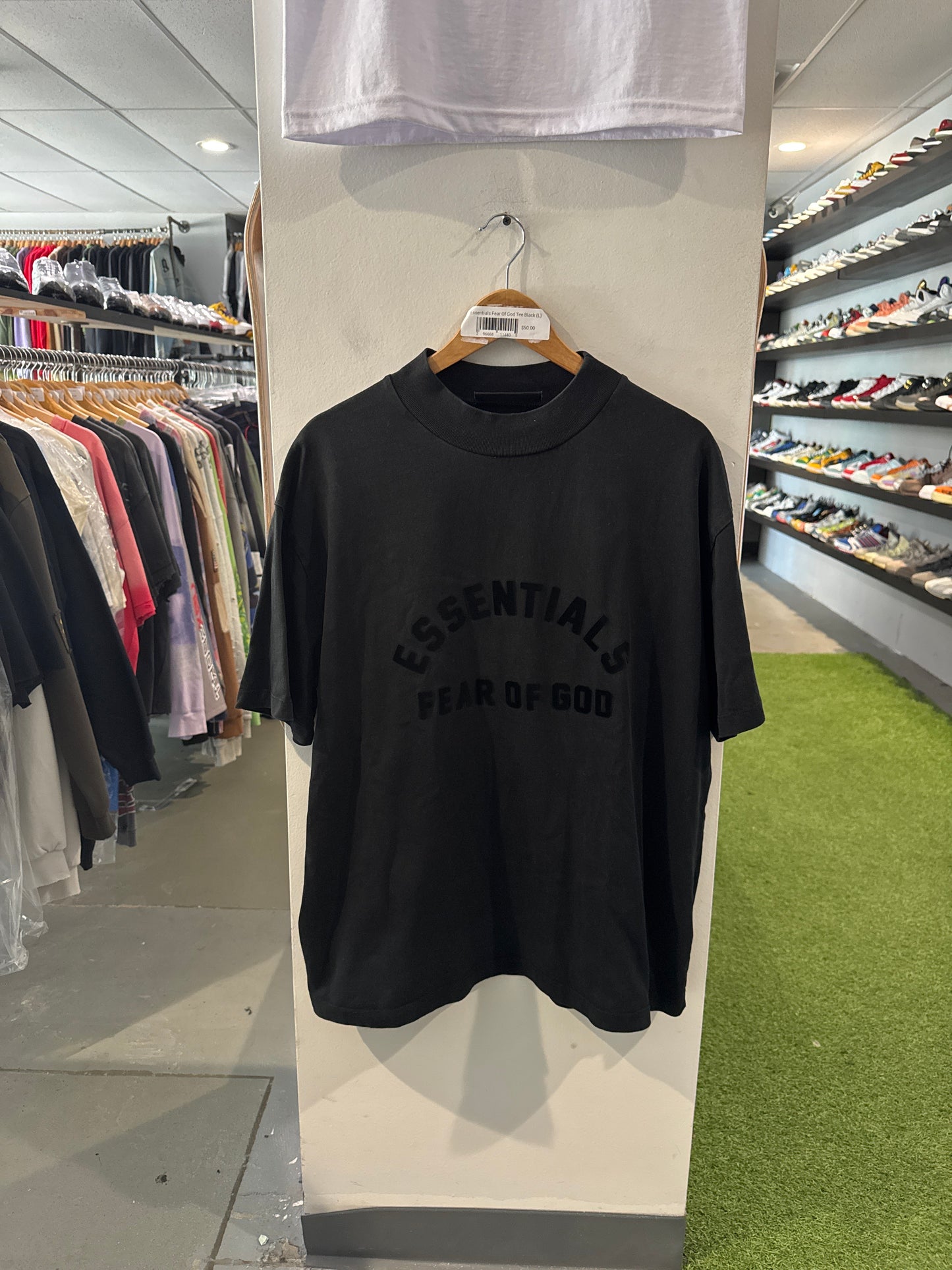 Essentials Fear Of God Tee Black (L)