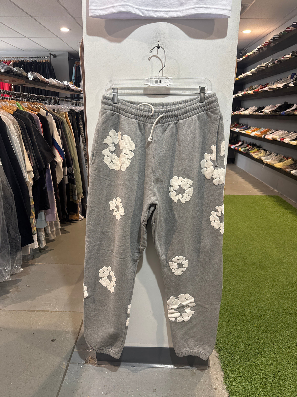 Denim Tears Sweatpants Grey (L)