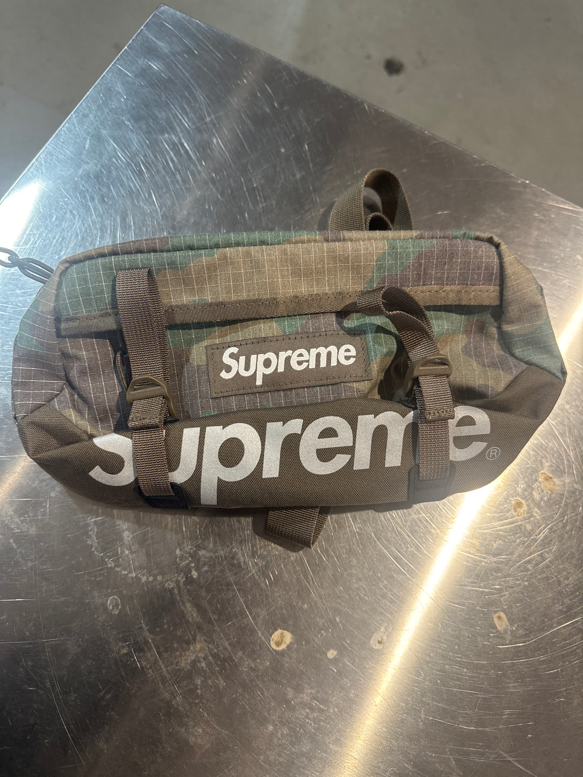 Supreme Woodland Camo Waist Bag