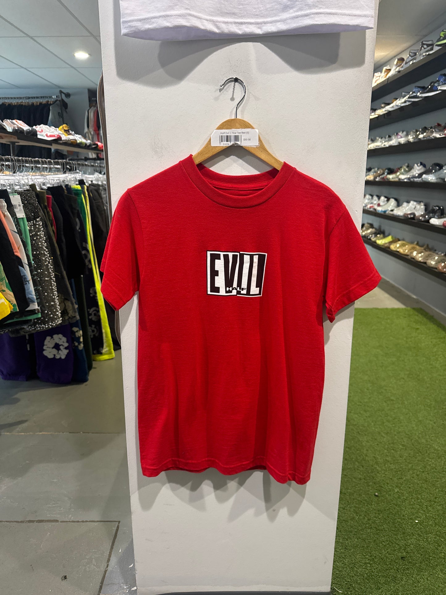 Half Evil 3 Year Tee