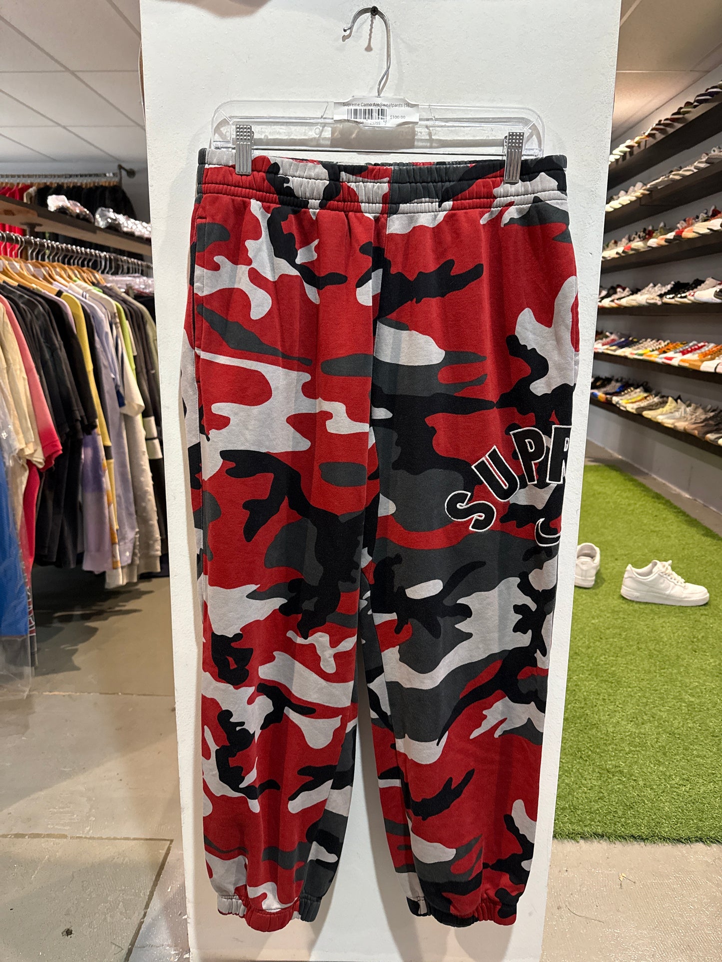 Supreme Camo Arc Sweatpants (S)