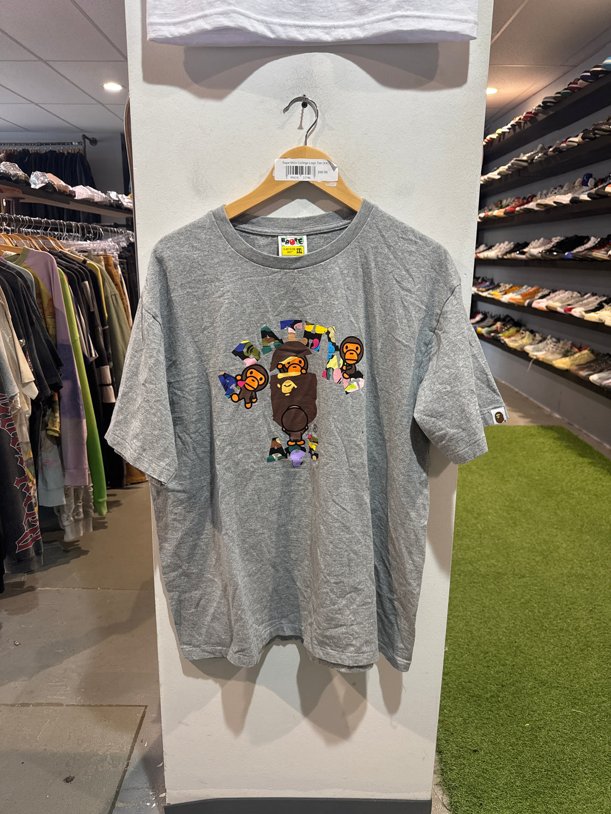 Bape Milo College Logo Tee (XXL)