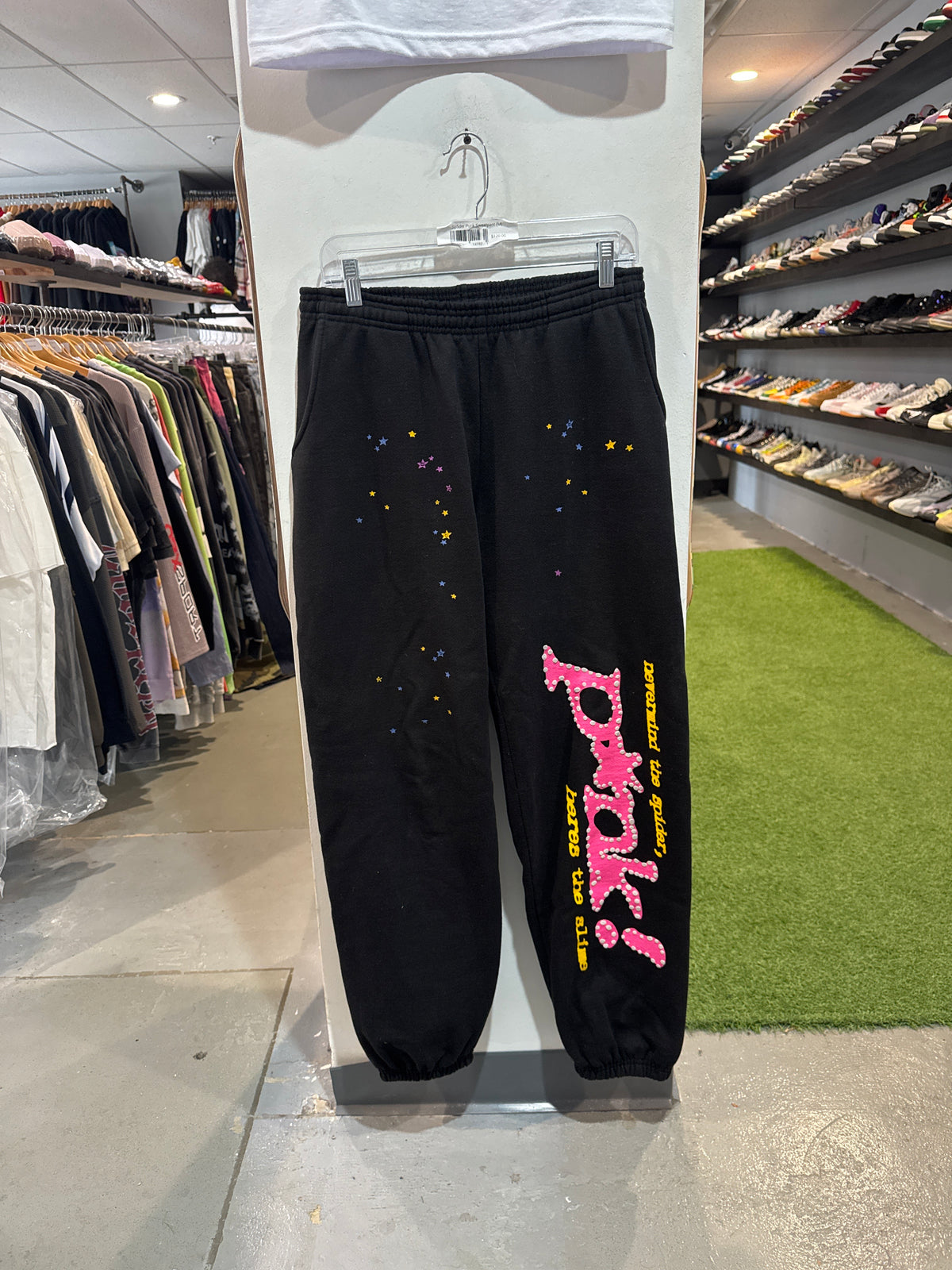 Sp5der P*NK Sweatpants (M)