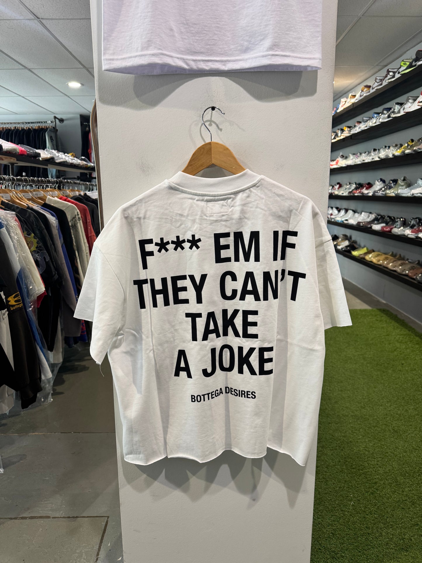 Bottega Desires Fuck Em Tee White