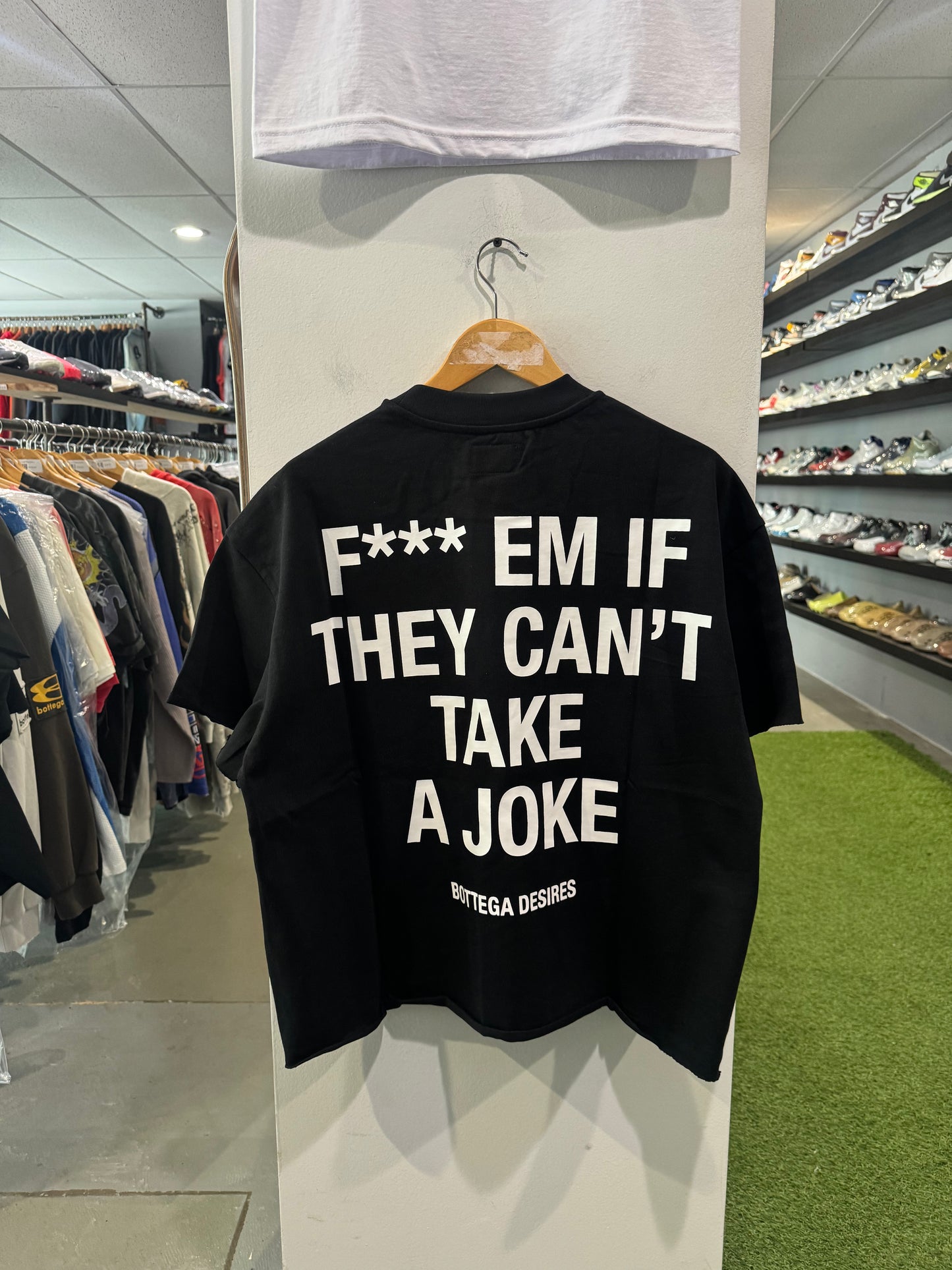 Bottega Desires Fuck Em Tee Black