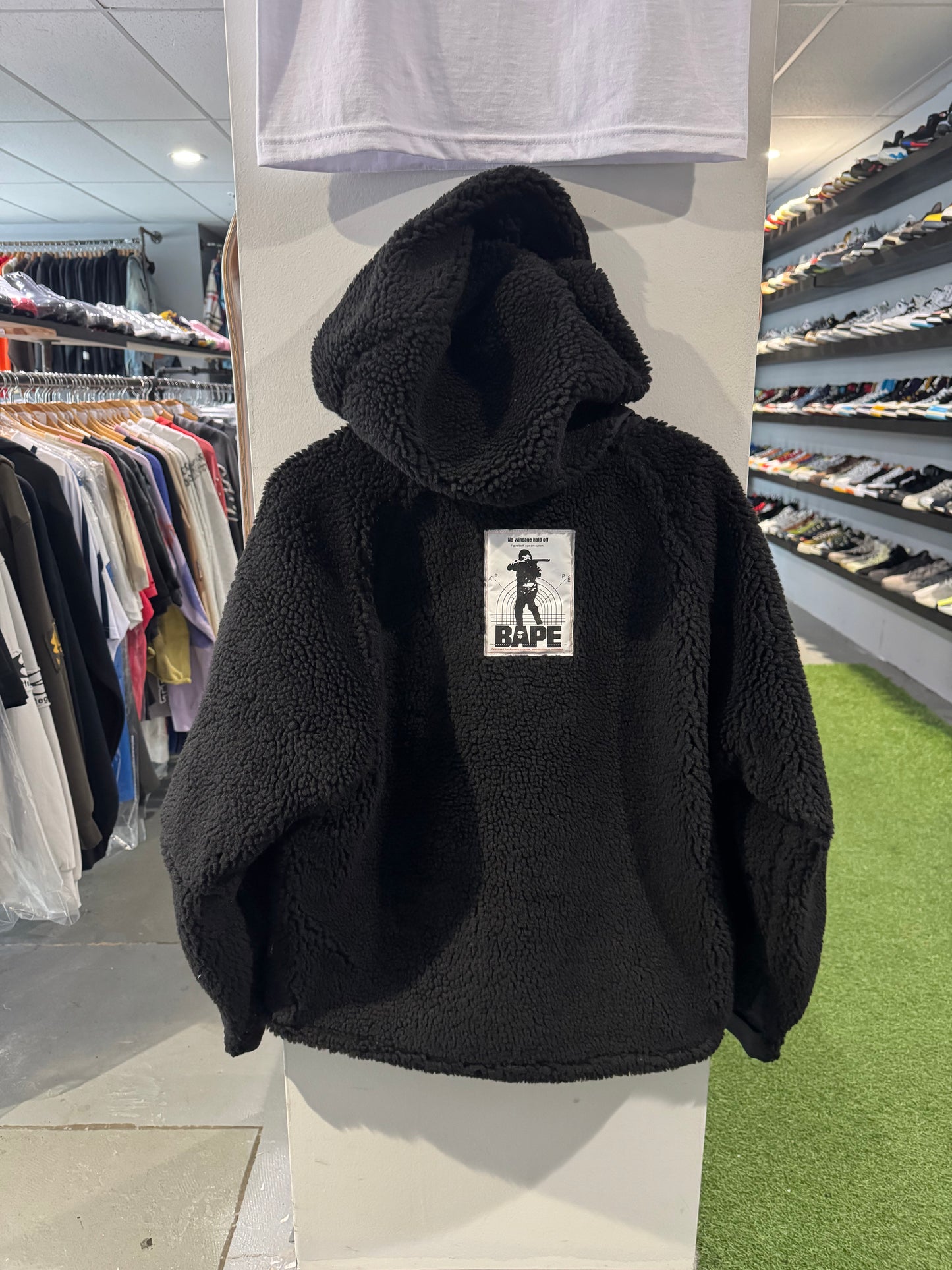 Bape Boa Fleece Jacket Black