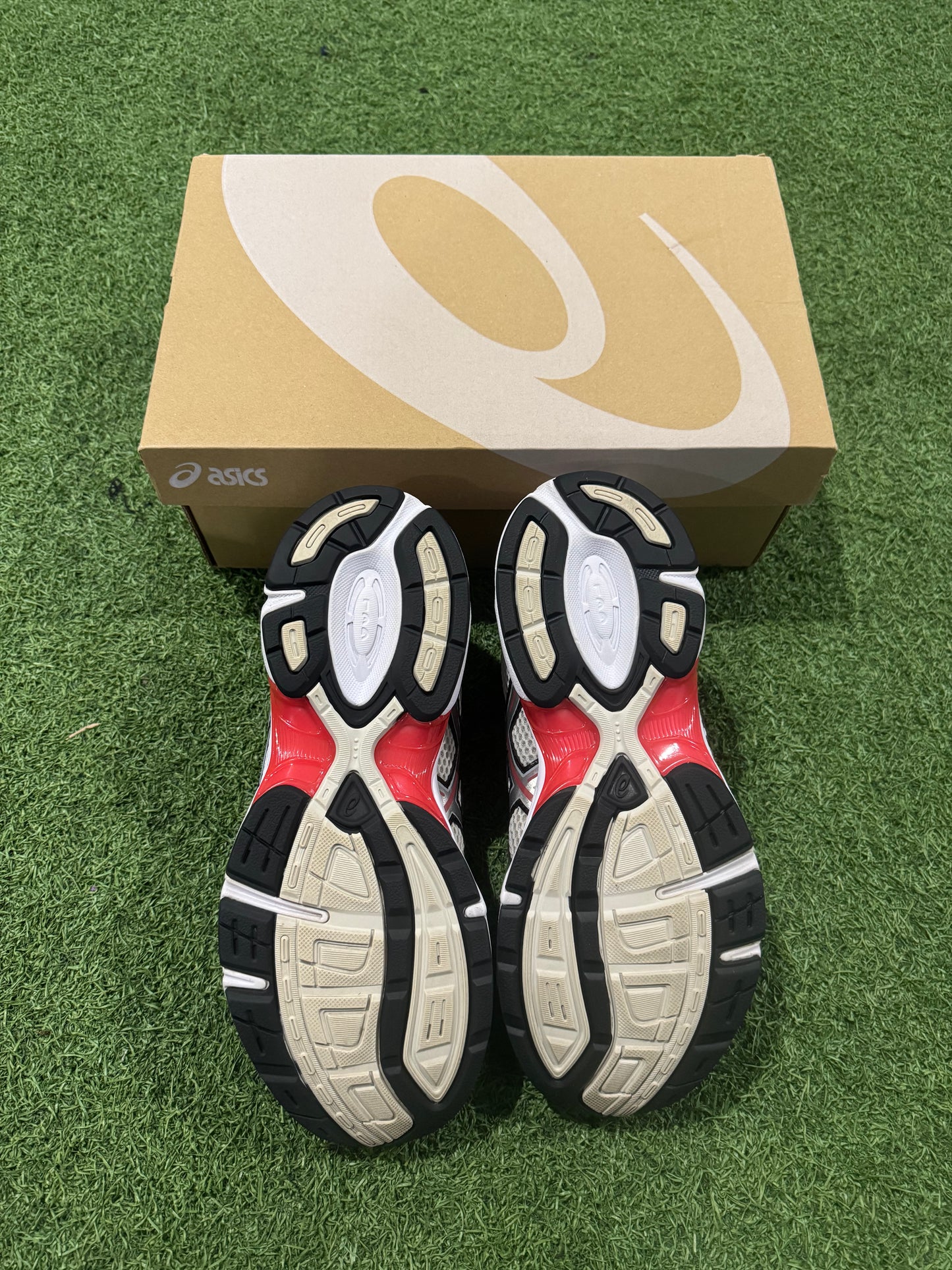 Asics Gel-1130 Smoke Grey Pure Silver Red (7.5)