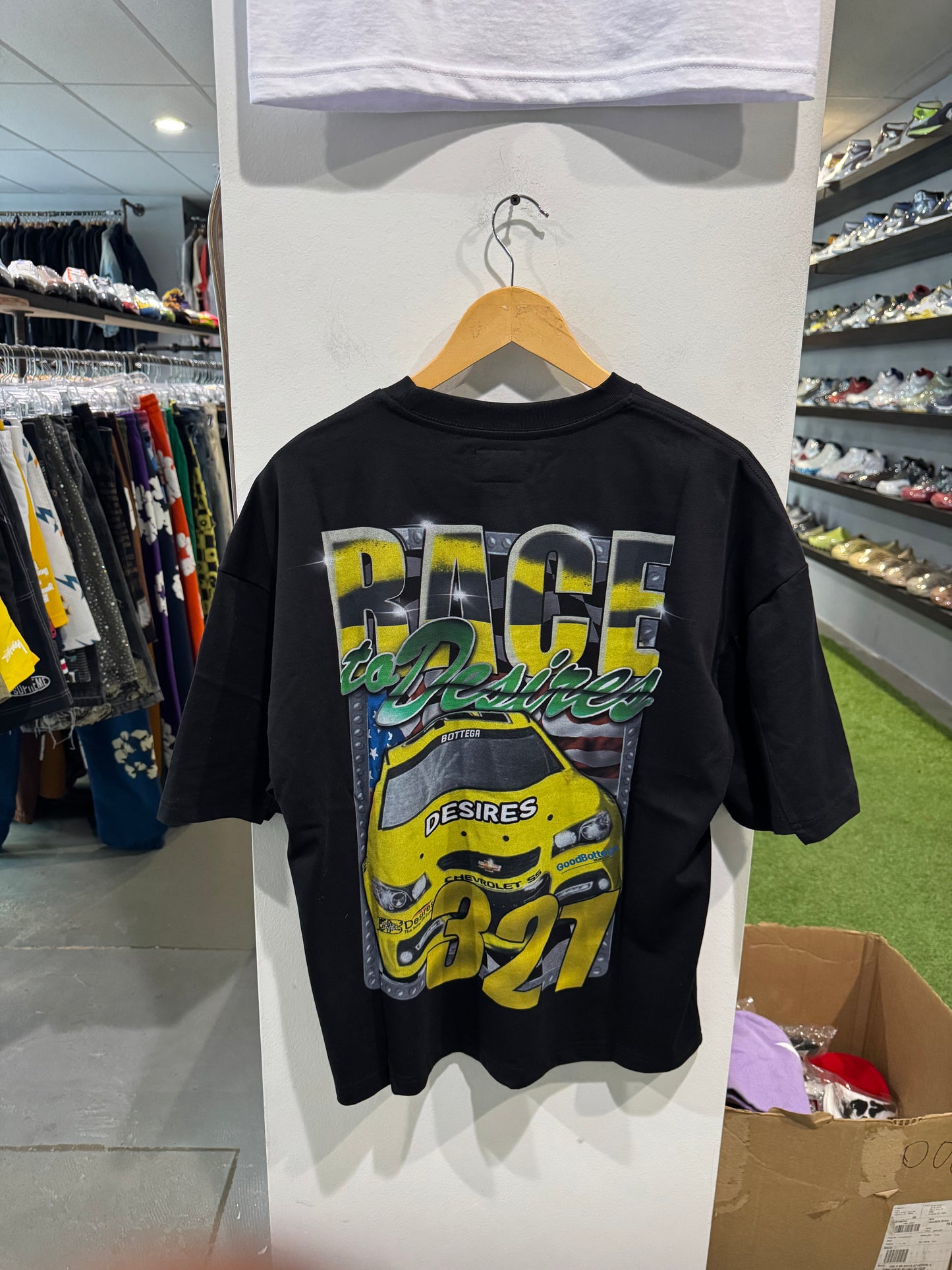 Bottega Desires Race Tee Black