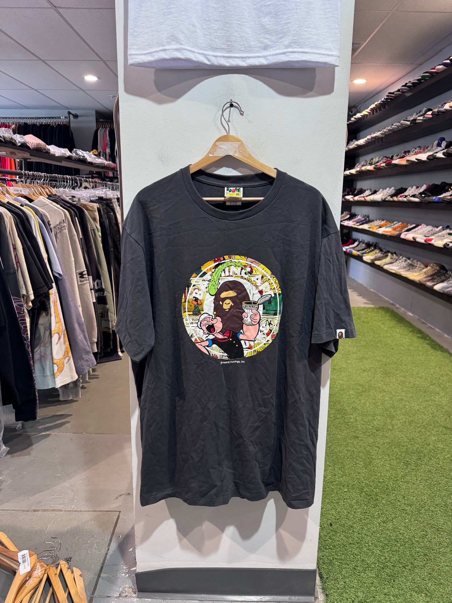 Bape Popeyes Comics BWS Tee (XXL)