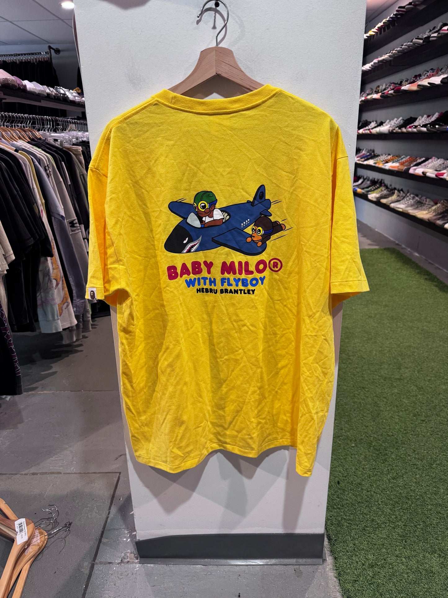 Bape Hebru Brantley Tee Yellow (XXL)