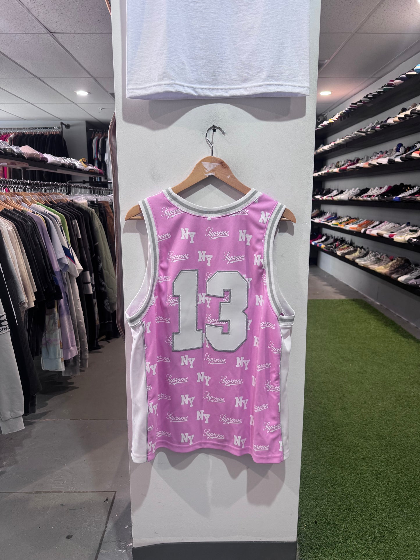Supreme Mitchell & Ness Monogram Basketball Jersey (M)