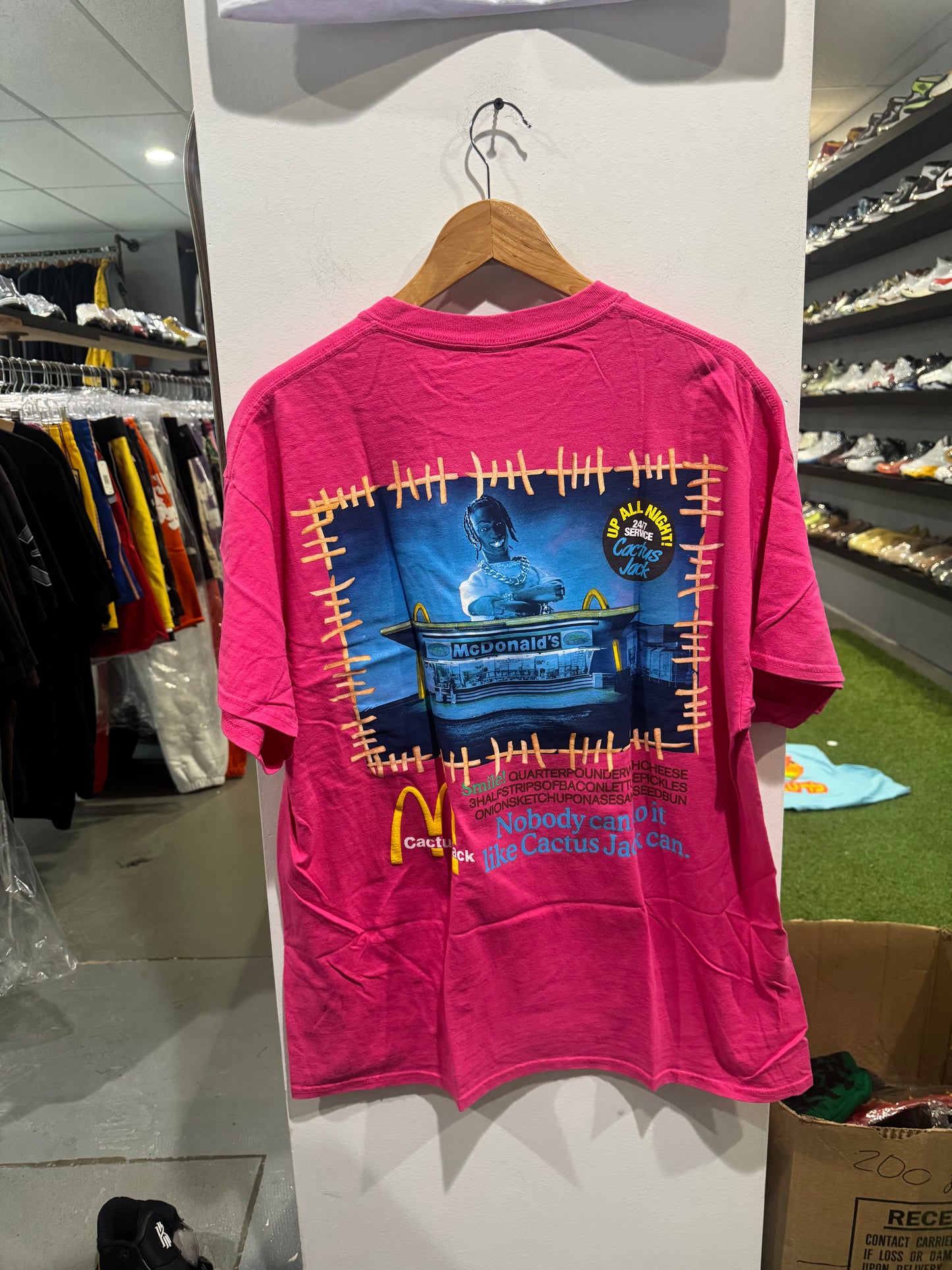 Travis Scott McDonald’s Action Figure Tee