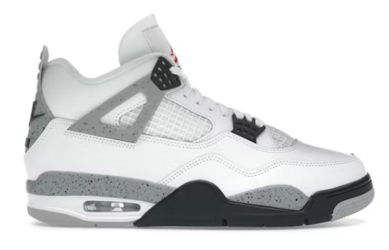 Jordan 4 White Cement