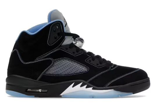 Jordan 5 Black University Blue