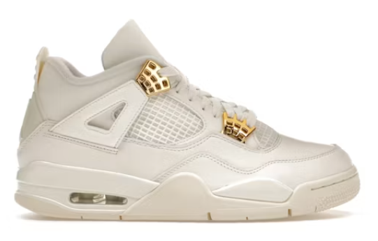 Jordan 4 Retro Metallic Gold (Women's)