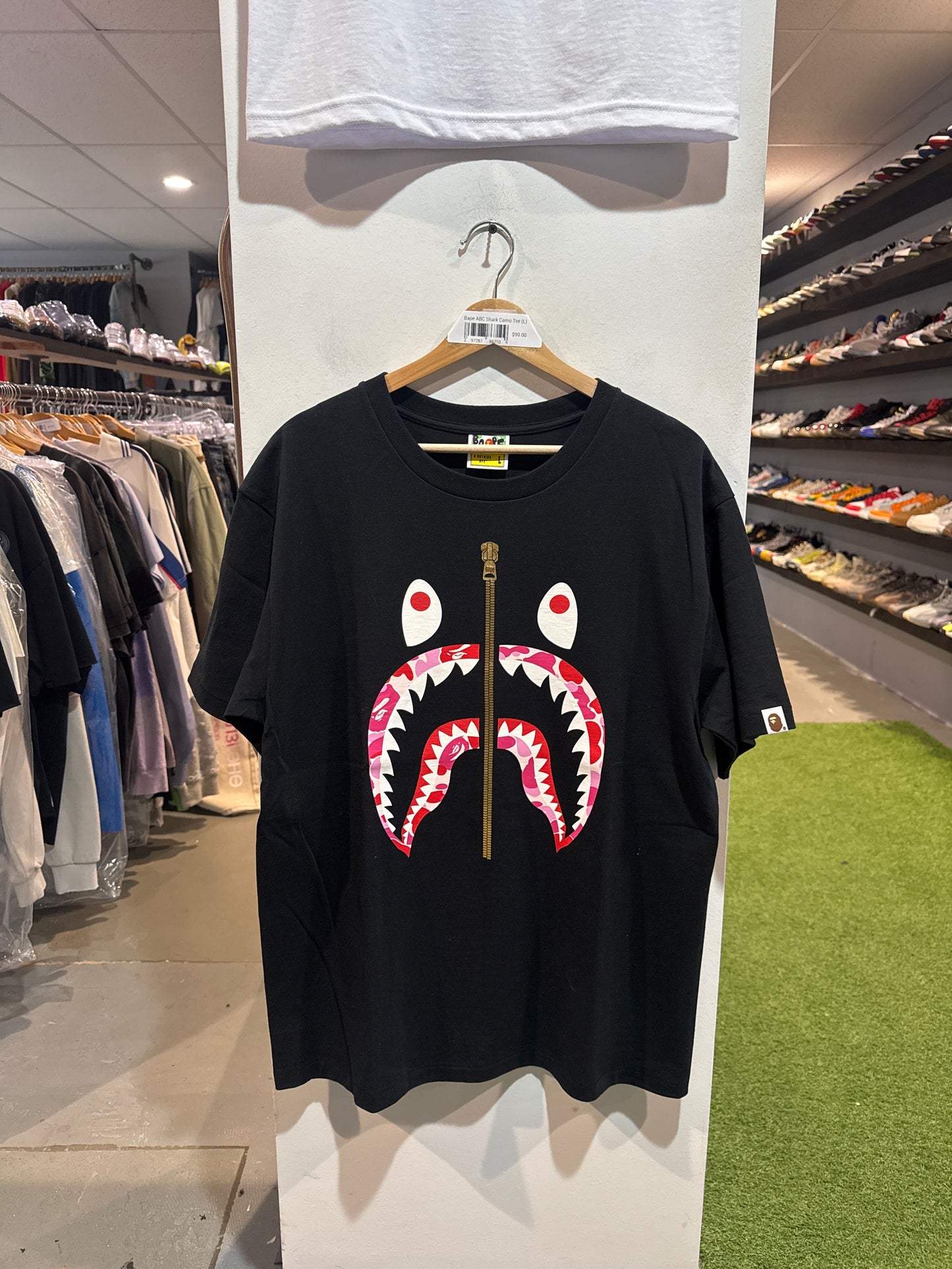 Bape ABC Camo Shark Tee (L)