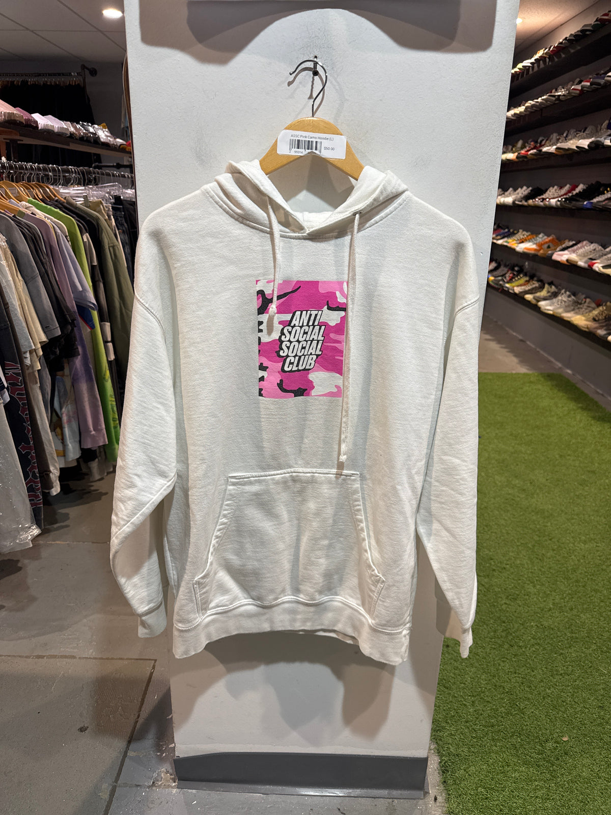 ASSC Pink Camo Hoodie (L)