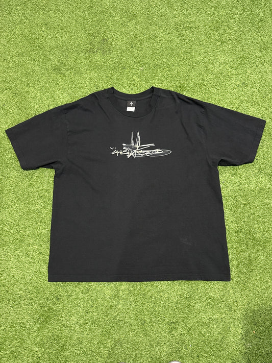 Travis Scott Scribble Tee Black