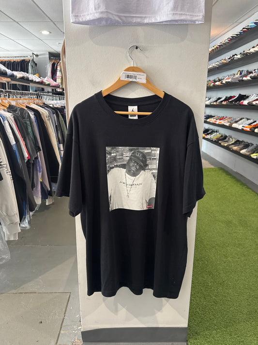 Supreme x Jordan Biggie Tee Black (XL)