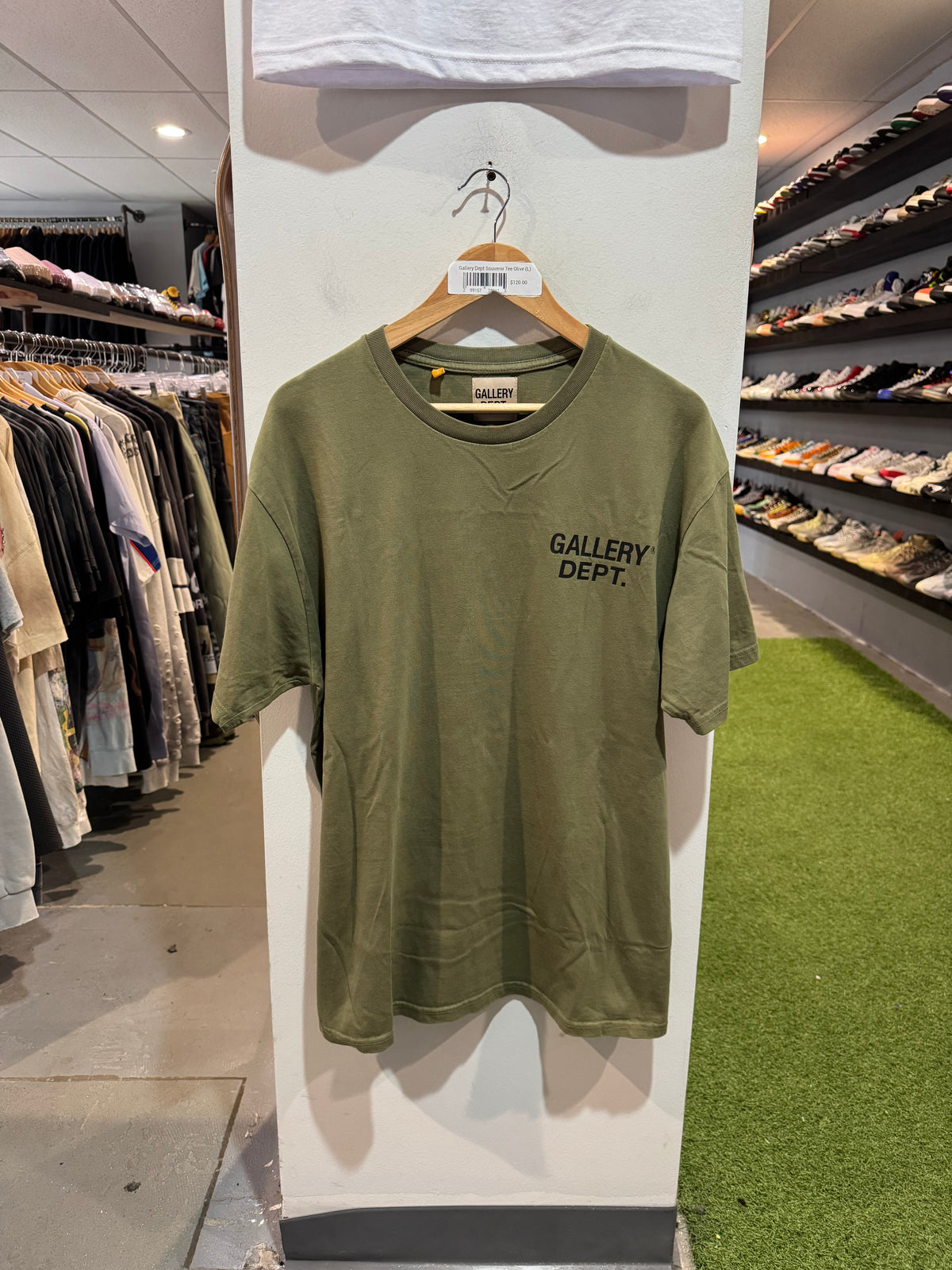 Gallery Dept Souvenir Tee Olive (L)