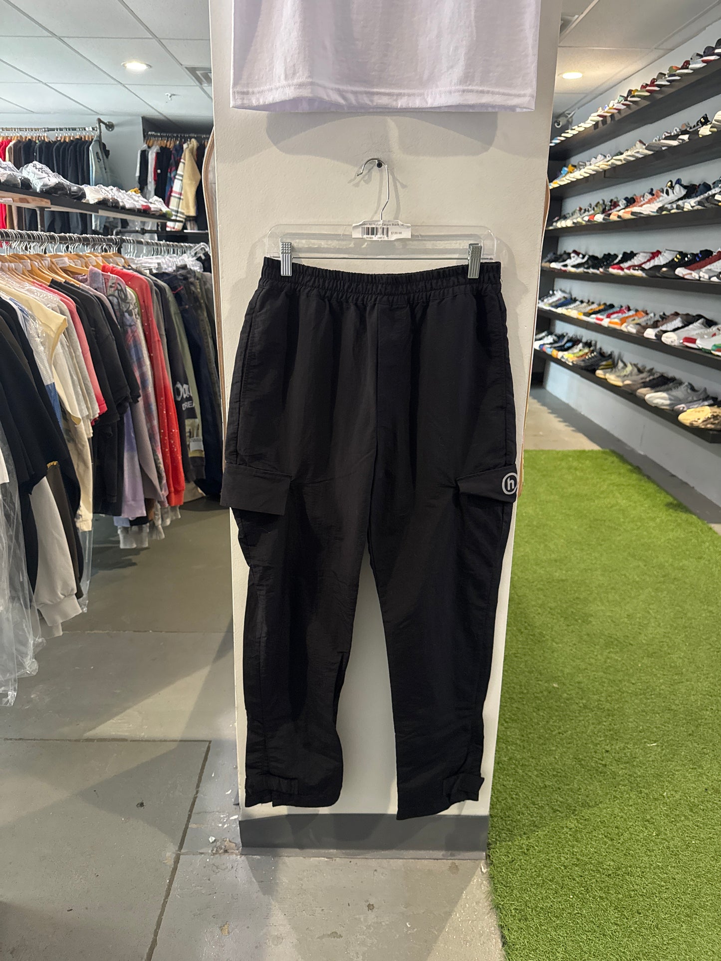 Hidden NY Nylon Cargos Black (M)