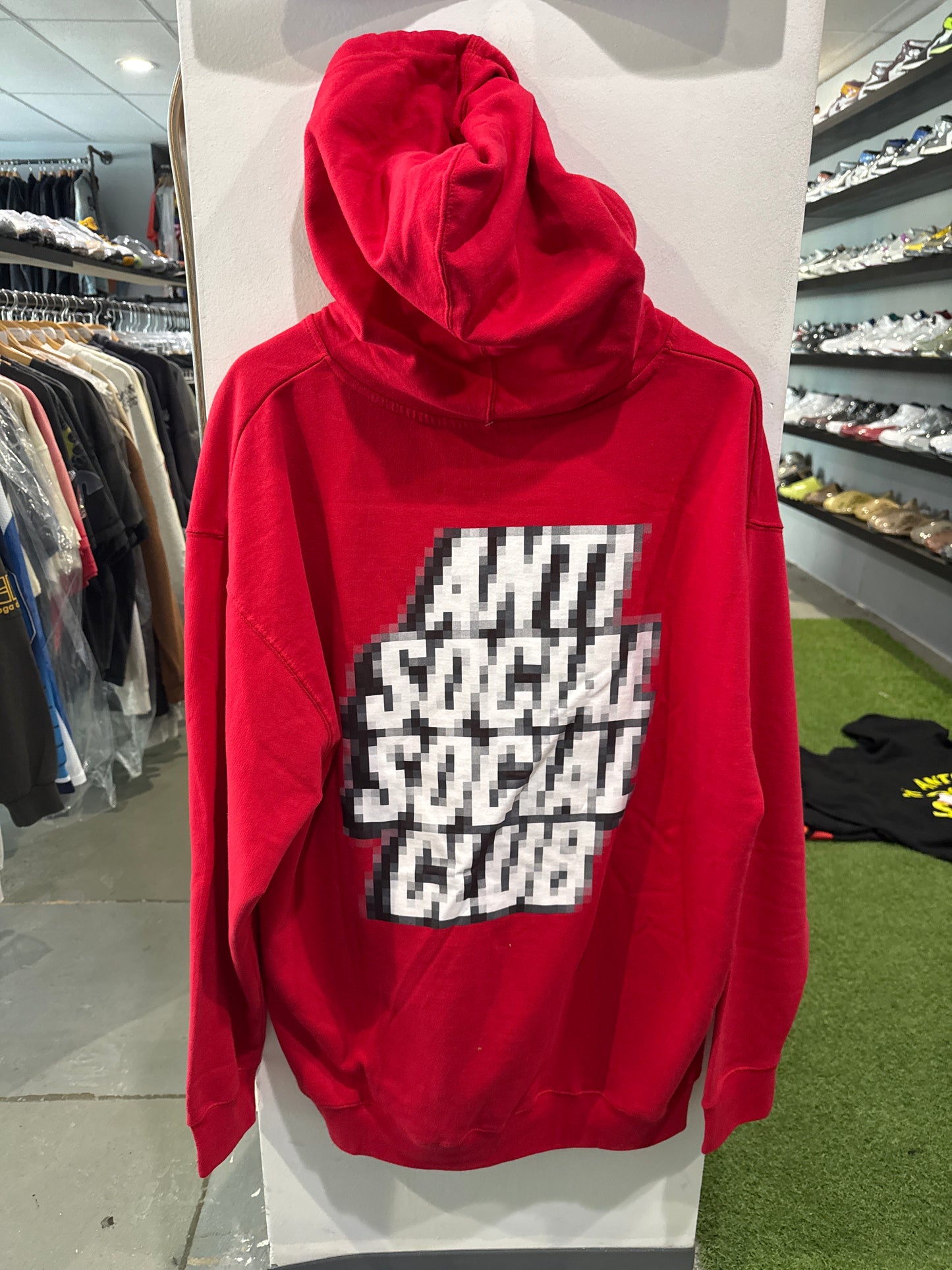 ASSC Block Me Hoodie Red