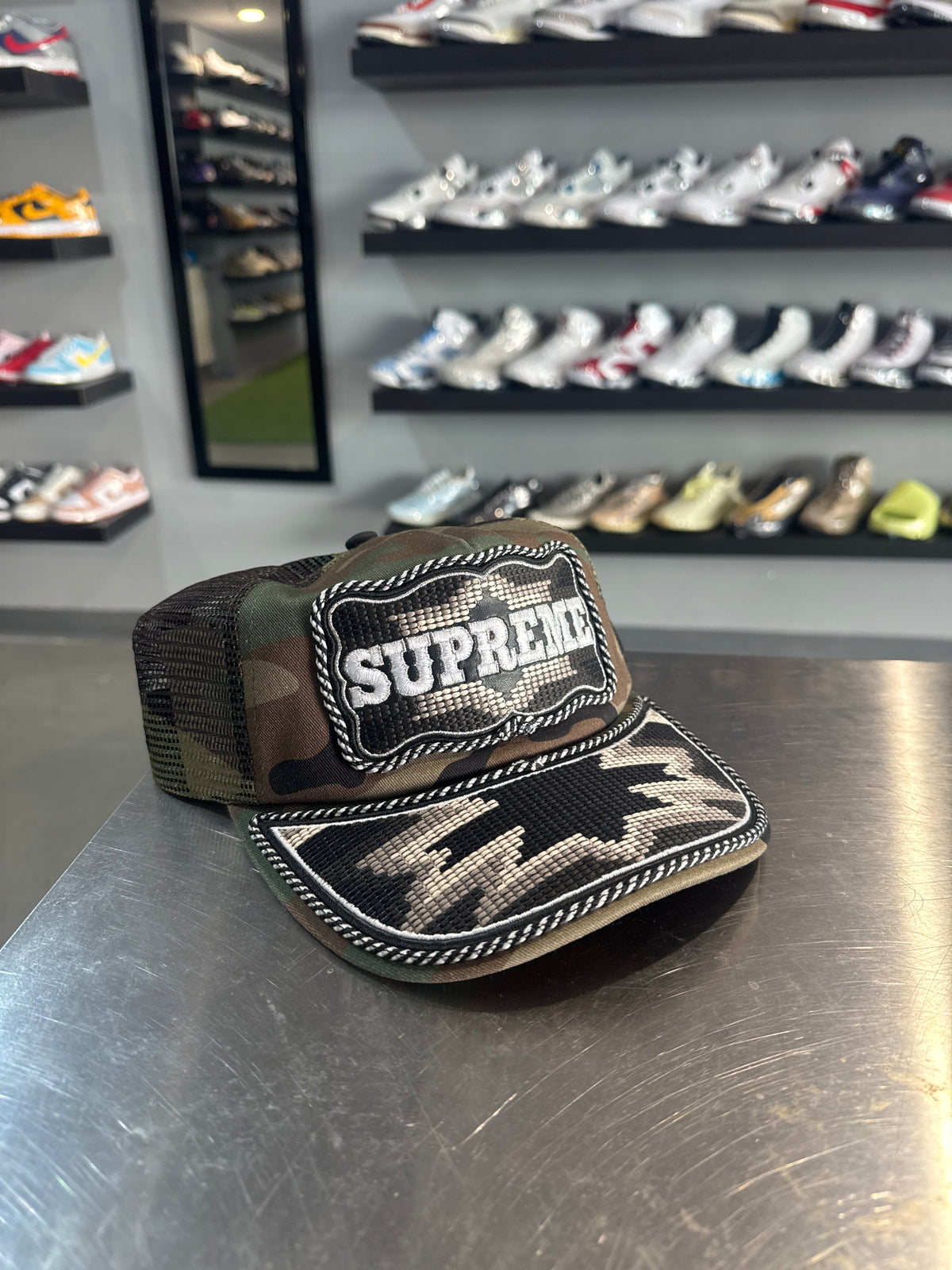 Supreme Western Hat Camo