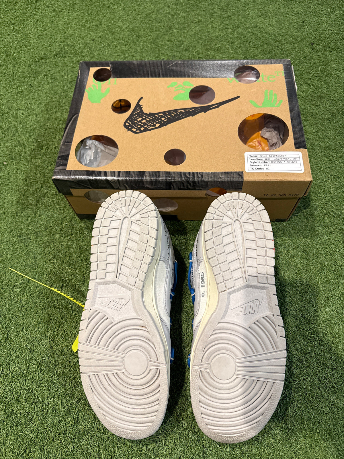 Dunk Low Off-White Lot 10 (9.5)