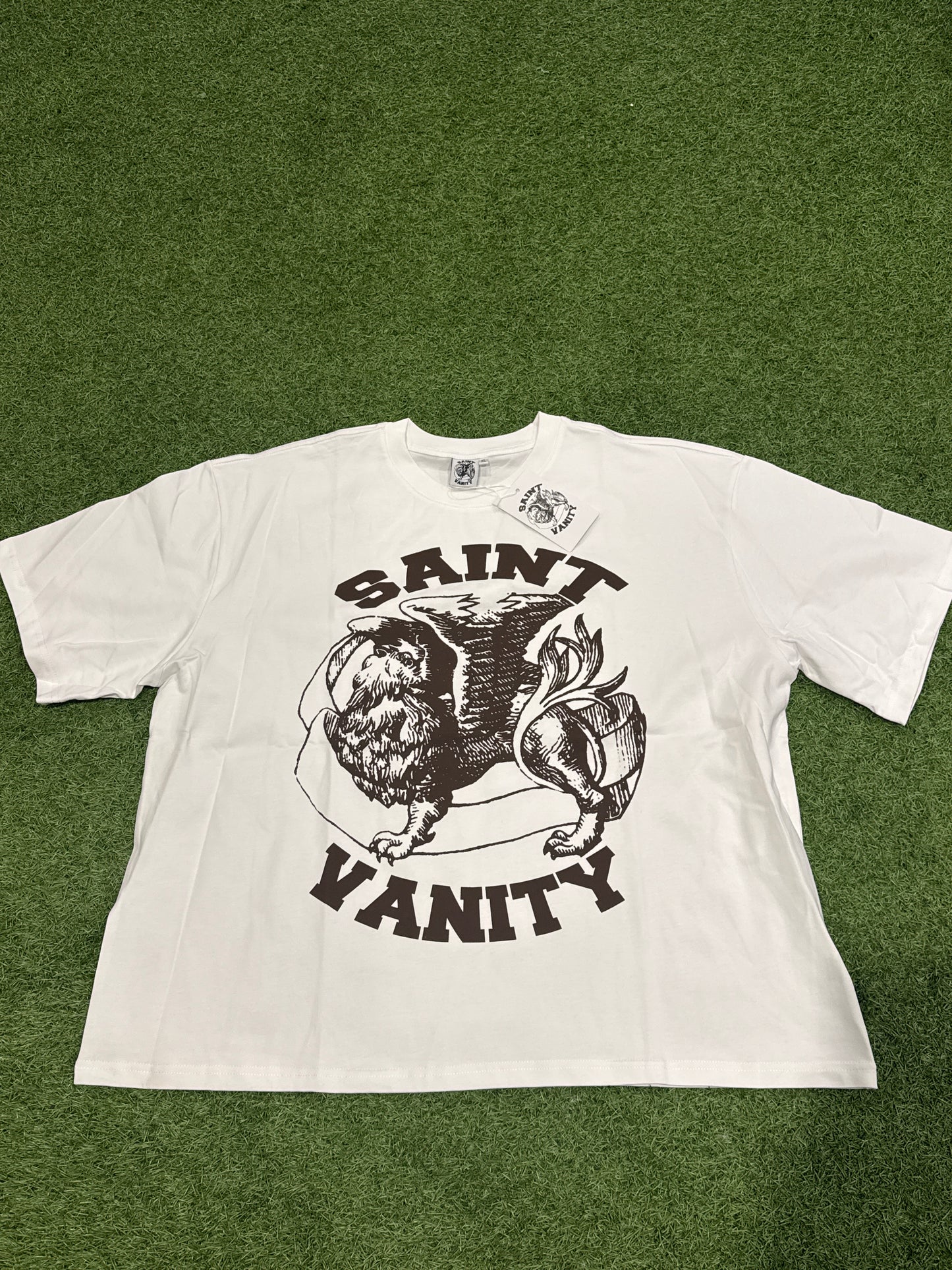 Saint Vanity Tee White/Brown
