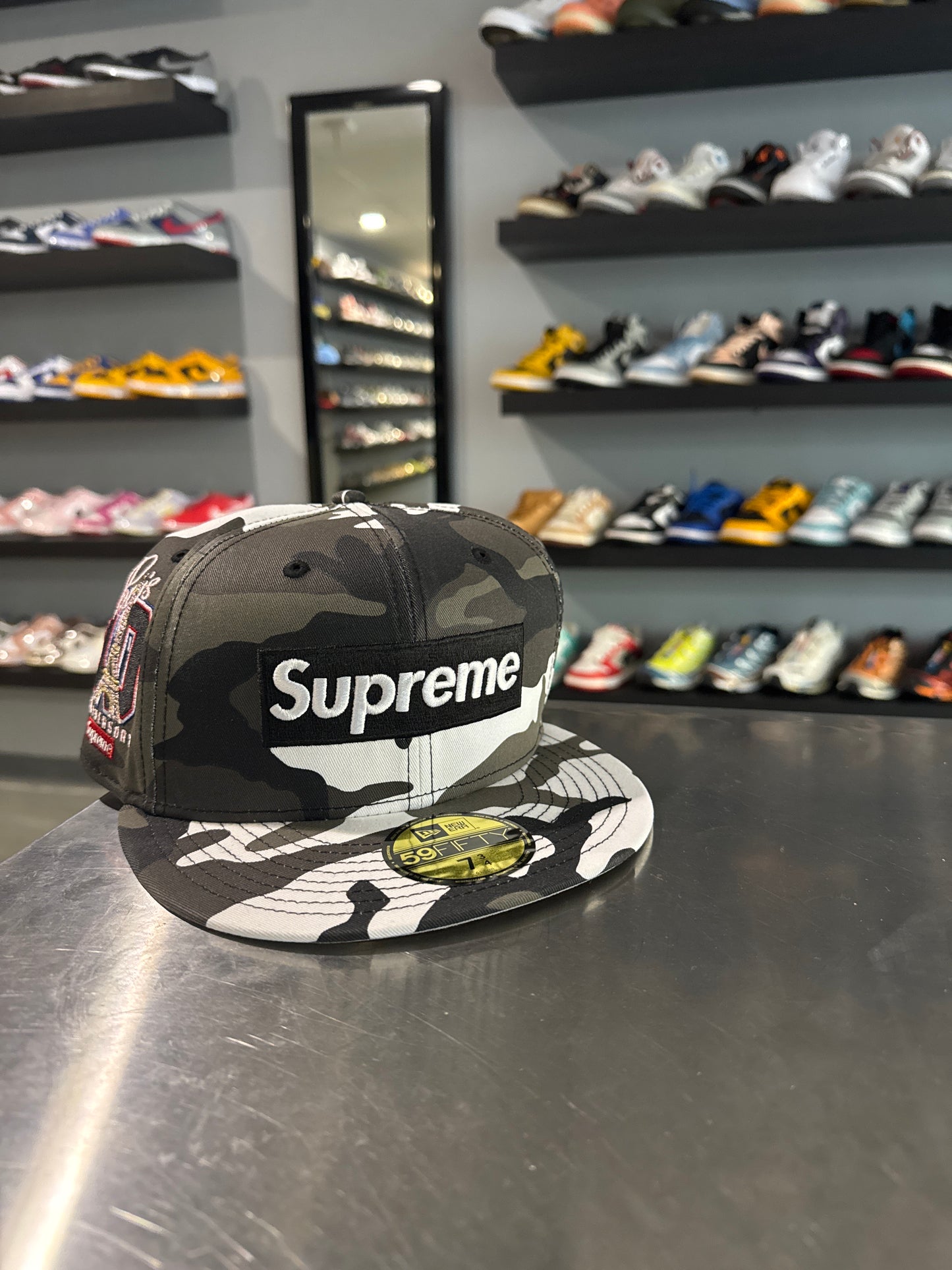 Supreme Camo Box Logo Fitted (7 3/4)
