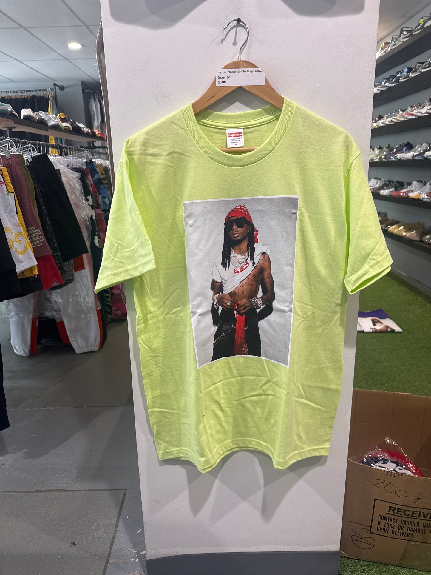 Supreme Playboi Carti Tee Bright Yellow