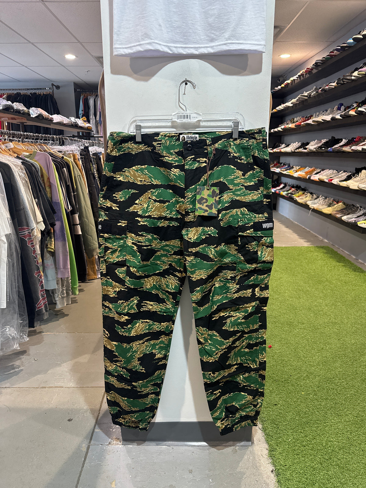 Bape Tiger Camo Cargo Pants