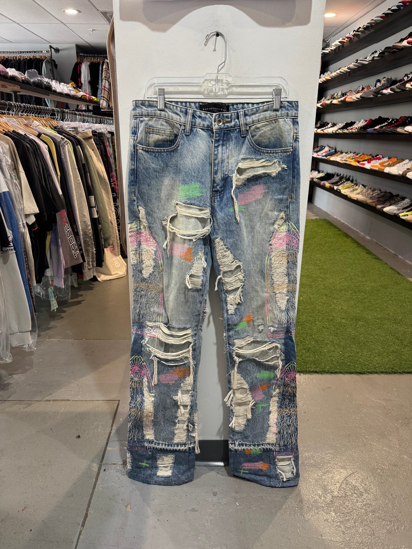 Who Decides War Technicolor Jeans (30)