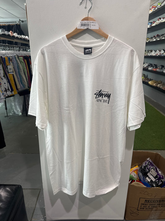 Stussy New York Tee White