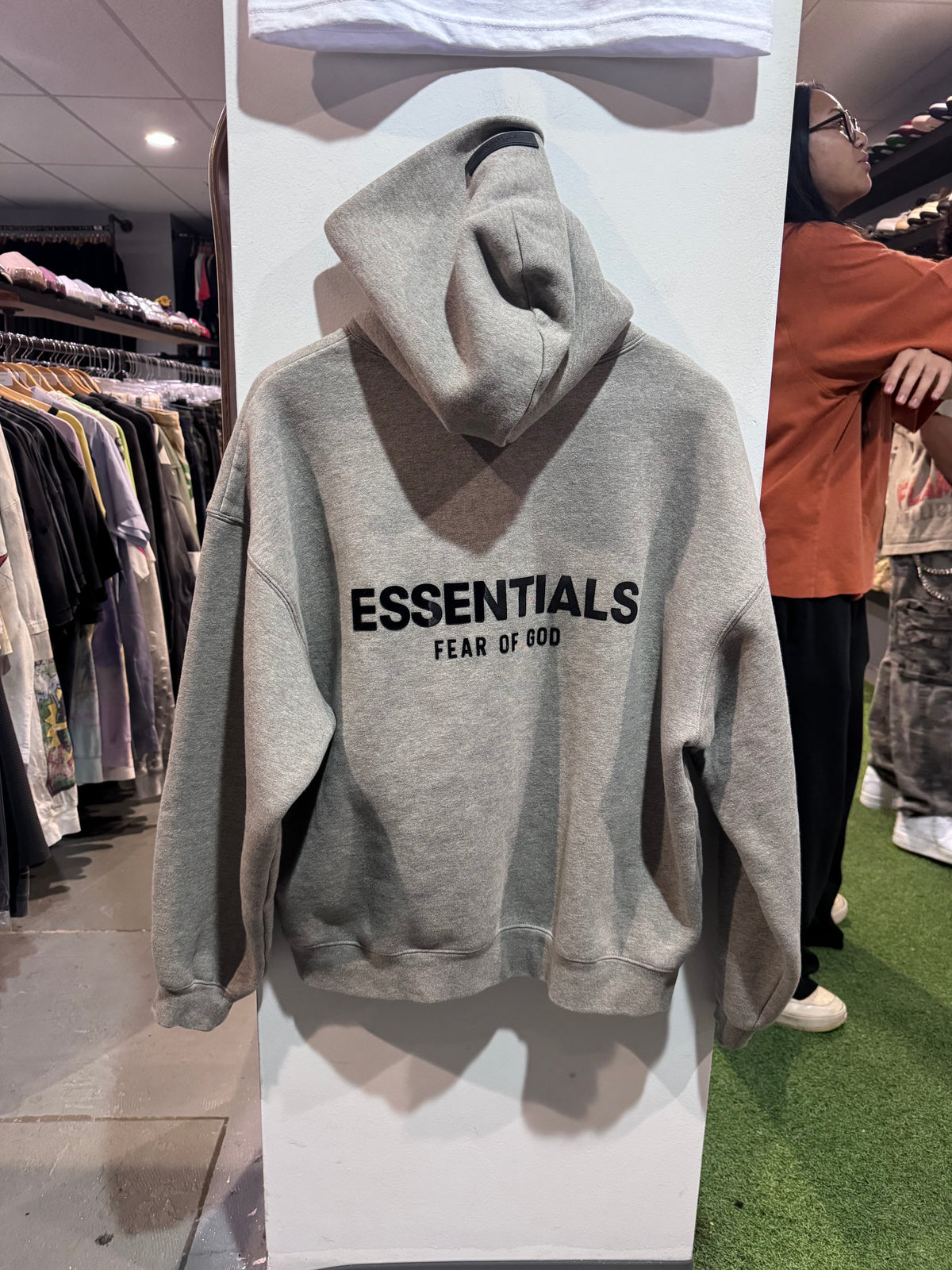 Essentials Hoodie Dark Oatmeal (M)