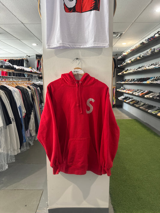 Supreme Swarovski S Logo Hoodie (M)