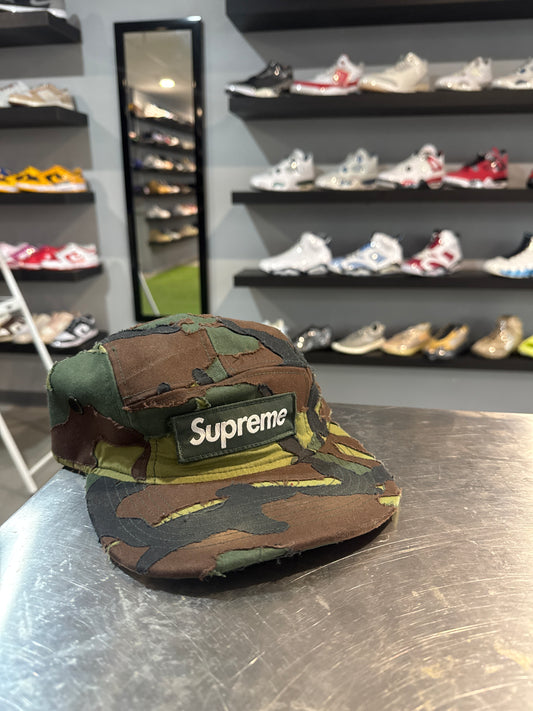 Supreme Layered Woodland Camo Hat