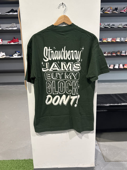 Strawberry Jams Tee Green